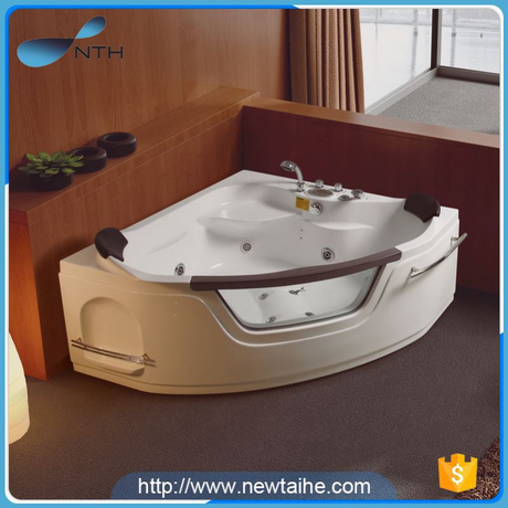 NTH new product modern home MY-1554 freestanding walk in bathtub with shower with function switch