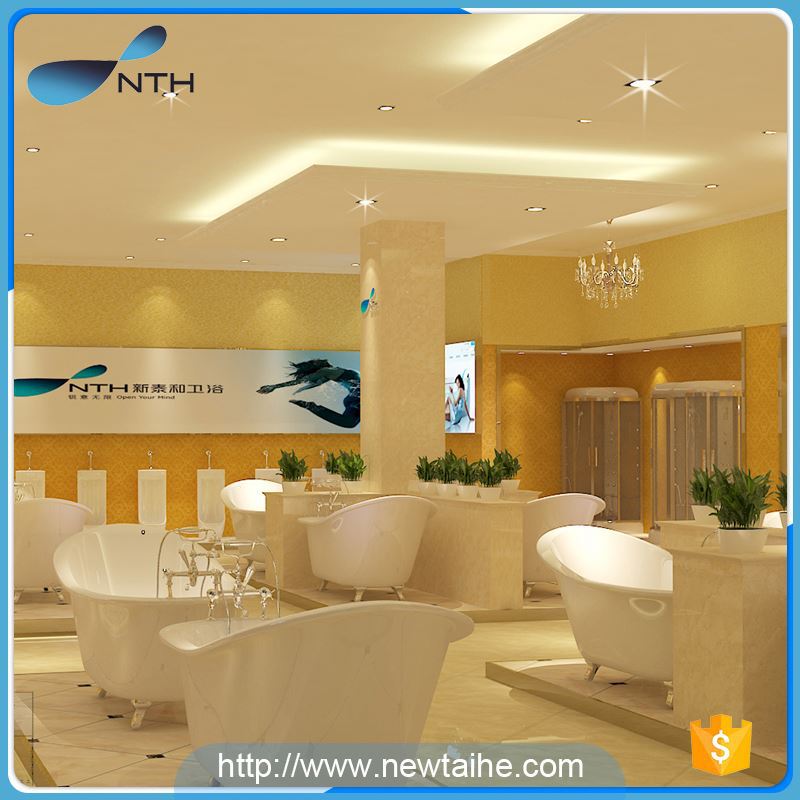 NTH canton fair best selling product eco-friendly shower room led light pipeless whirlpool jet